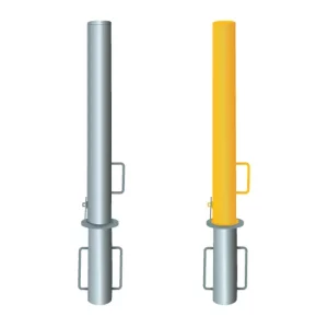 Bollard, removable, galv, 115mmØ, 955mmH