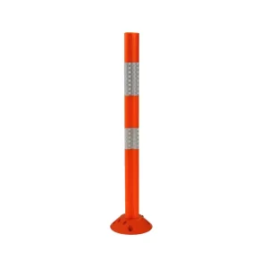 Flexi Bollard 2 Piece, 930mm high, 200mm base, orange